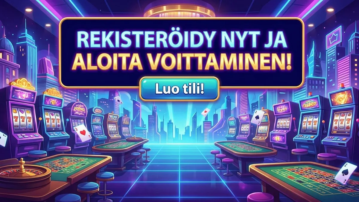 Rekisteröidy bonuksen kanssa